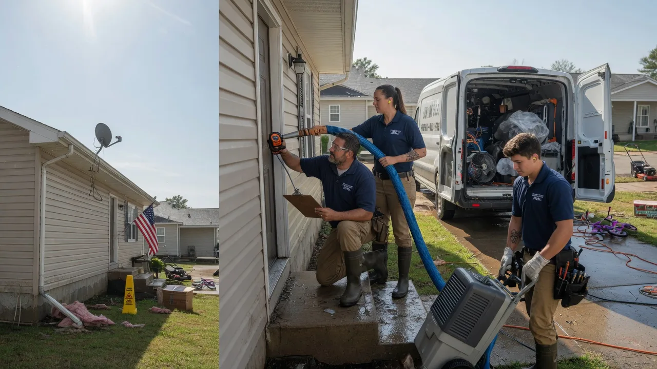 Ceiling Water Damage Restoration in Bruning, NE near me